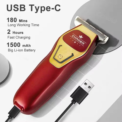 Mini Electric Hair Clipper | Rechargeable Professional Barber Trimmer