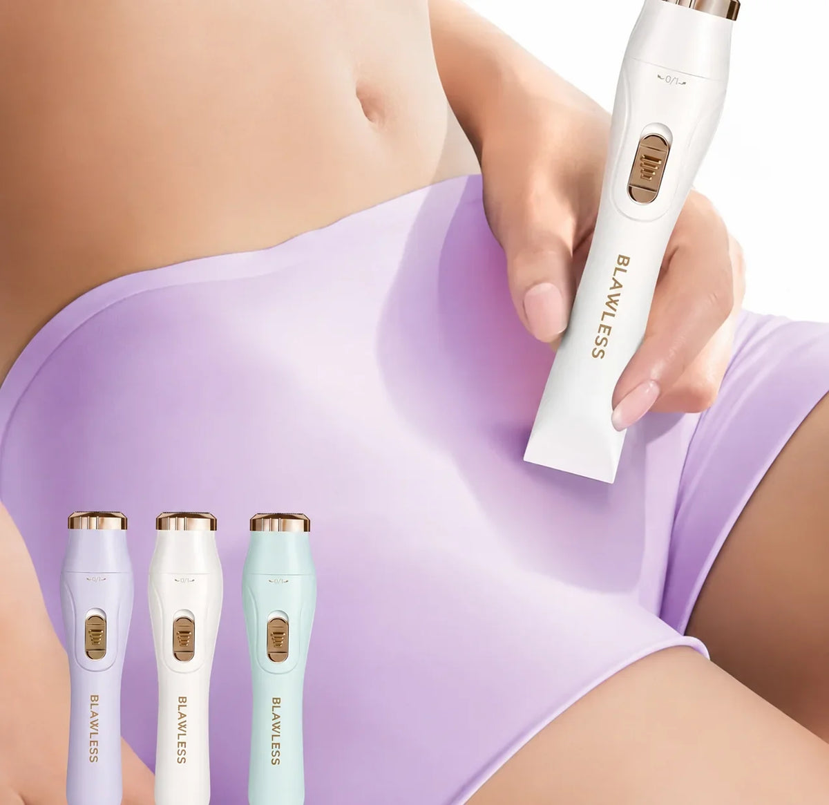 Electric Hair Trimmers for Women Waterproof Razor Painless Private Body Hair Removal Device shaver Bikini Arm Leg Face Shaving