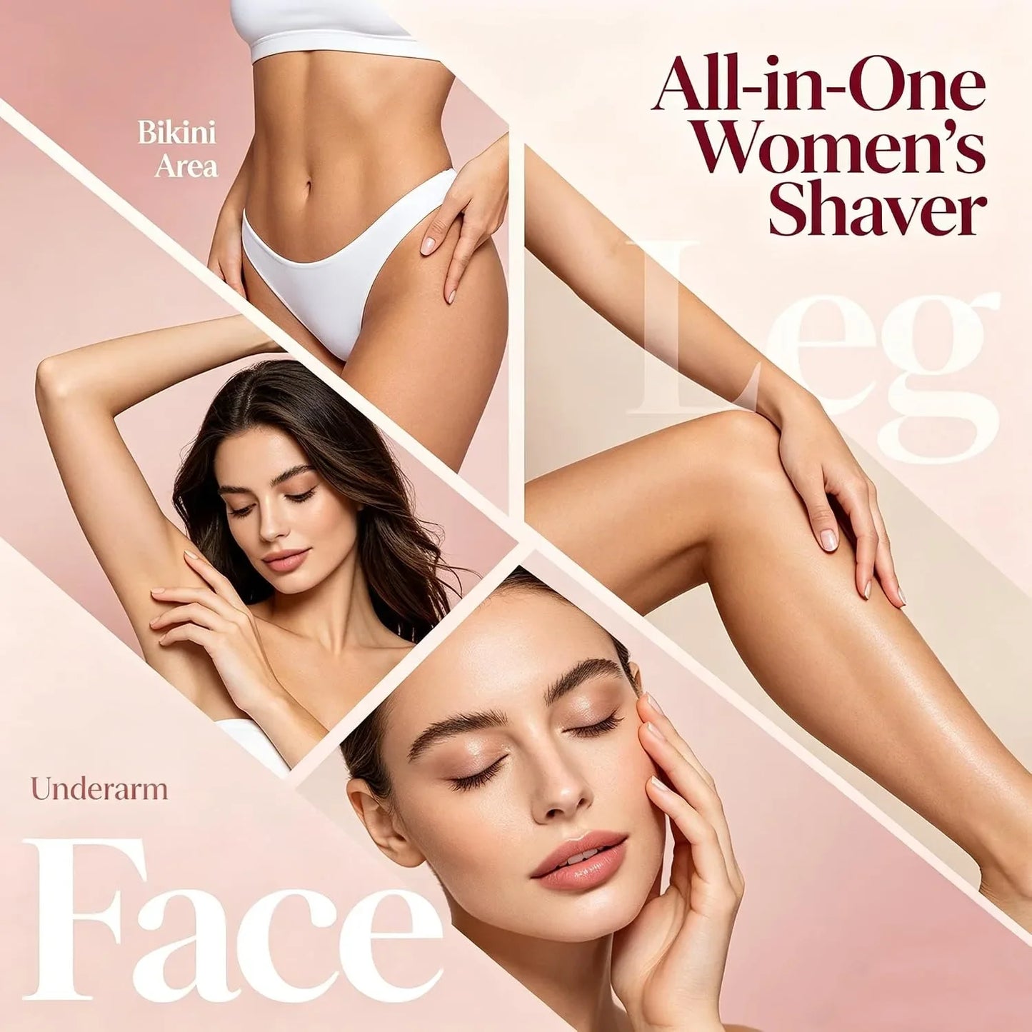Women's 2-in-1 Trimmer | Waterproof Dual Head