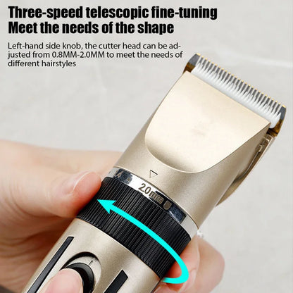 Professional Rechargeable Hair Trimmer for Men | Electric Clipper