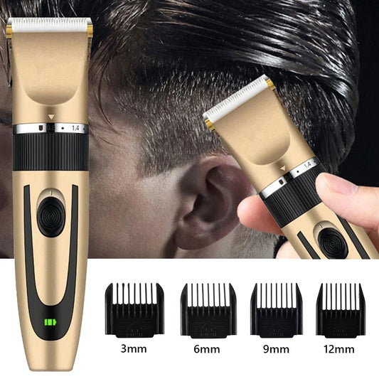 Professional Rechargeable Hair Trimmer for Men | Electric Clipper