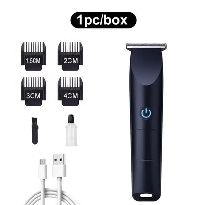 2026 New Electric Hair Clipper Hair Trimmer for Men Body Groomer & Pubic Waterproof Hair Trimmer Replaceable Ceramic Blade