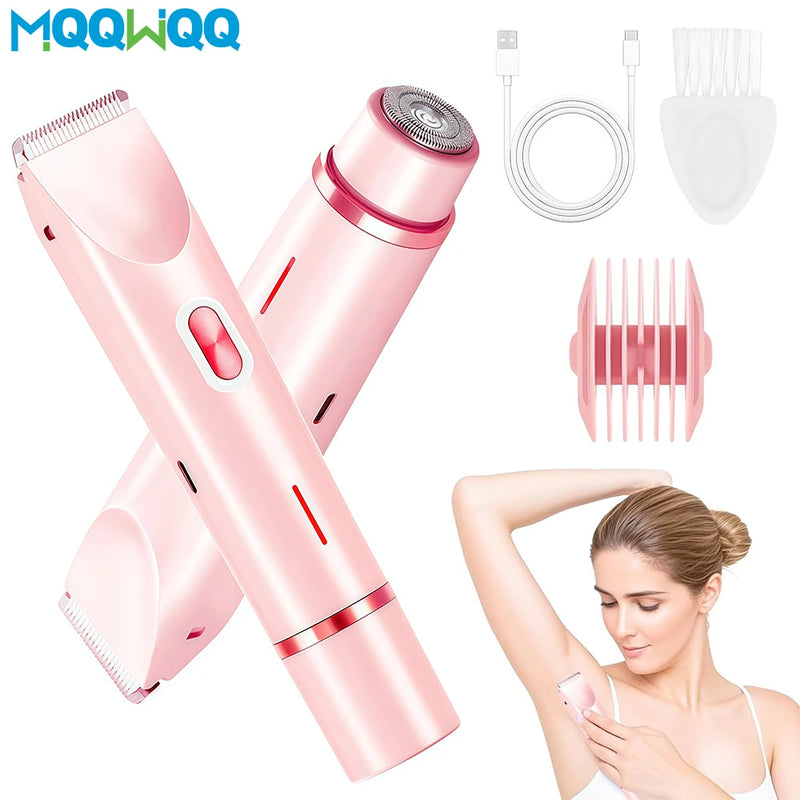 Women's 2-in-1 Trimmer | Waterproof Dual Head