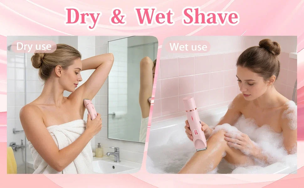 Women's 2-in-1 Trimmer | Waterproof Dual Head