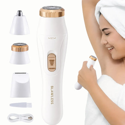 Women's Electric Bikini, Face & Body Shaver | Waterproof | Painless