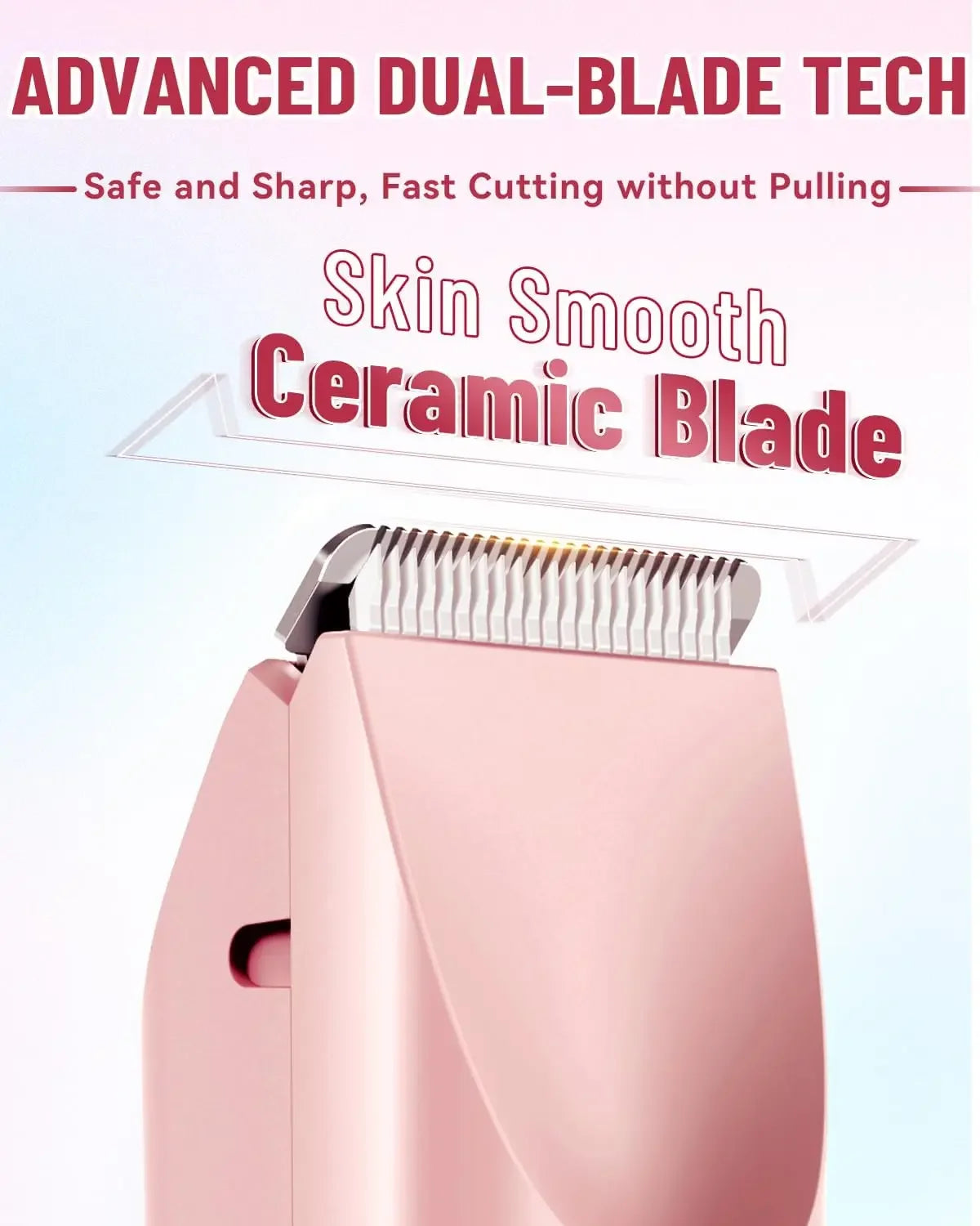Women's 2-in-1 Trimmer | Waterproof Dual Head
