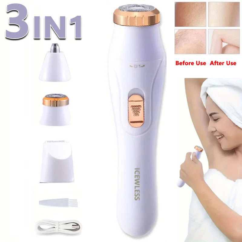 Women's Electric Hair Trimmer | Face, Body & Bikini
