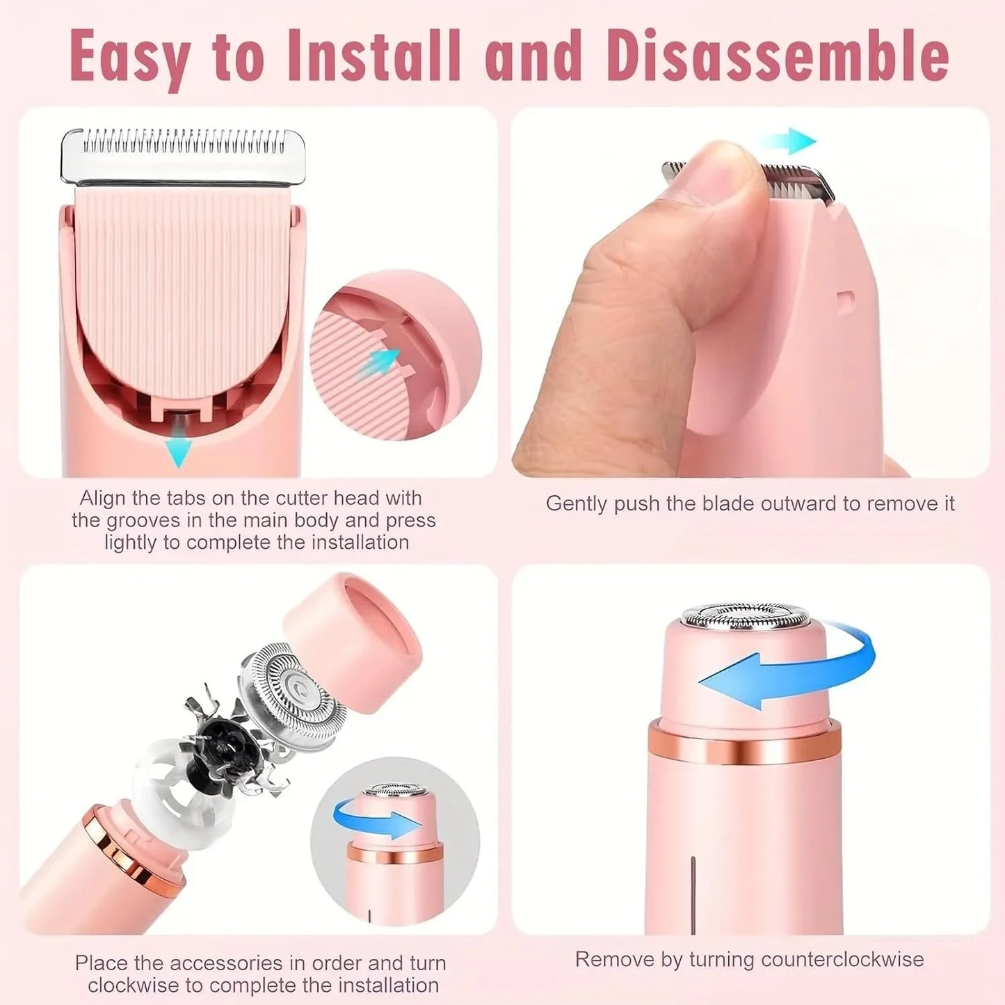 Women's 2-in-1 Trimmer | Waterproof Dual Head
