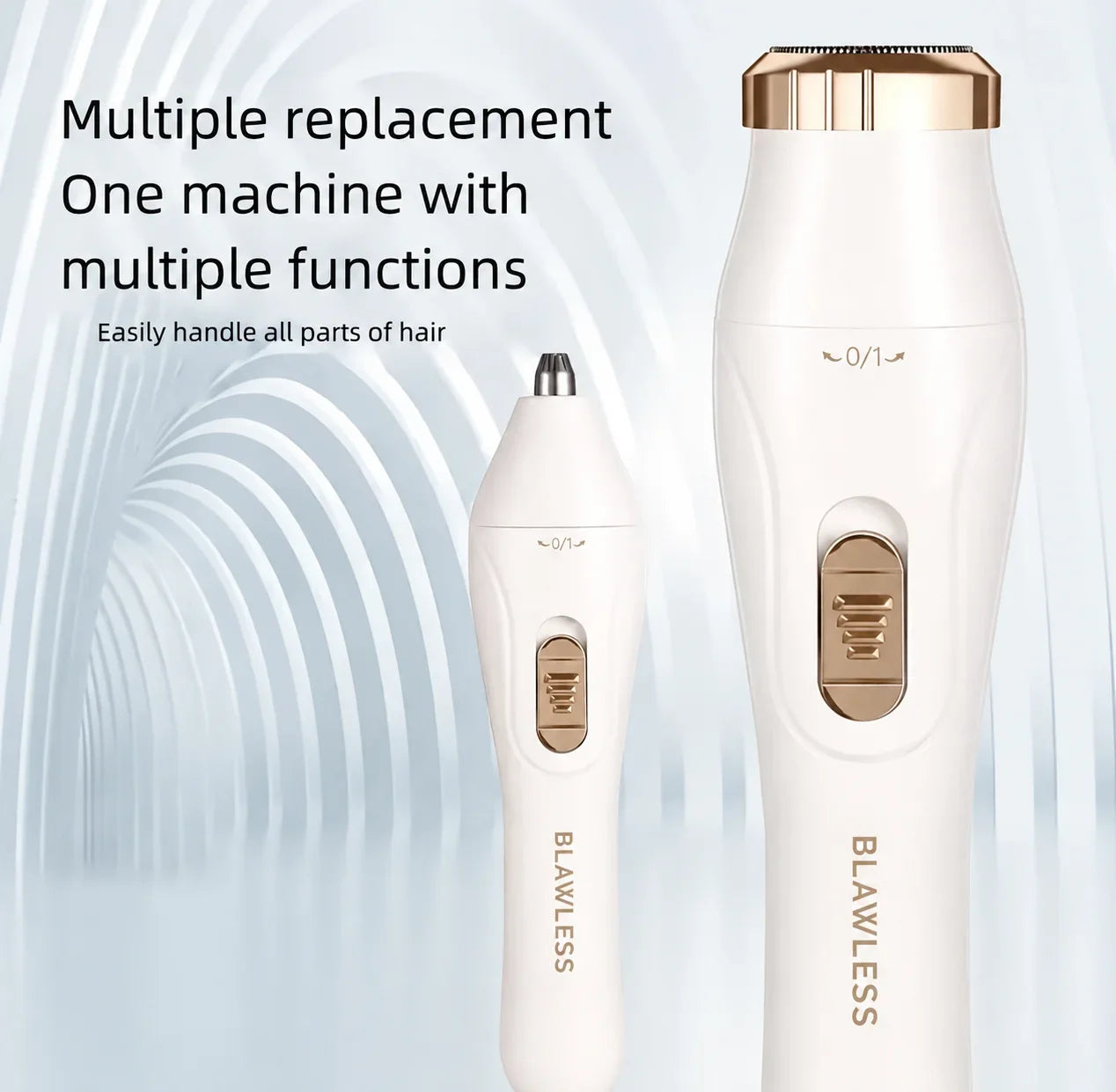 Women's Electric Bikini, Face & Body Shaver | Waterproof | Painless