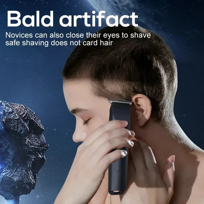 2026 New Electric Hair Clipper Hair Trimmer for Men Body Groomer & Pubic Waterproof Hair Trimmer Replaceable Ceramic Blade
