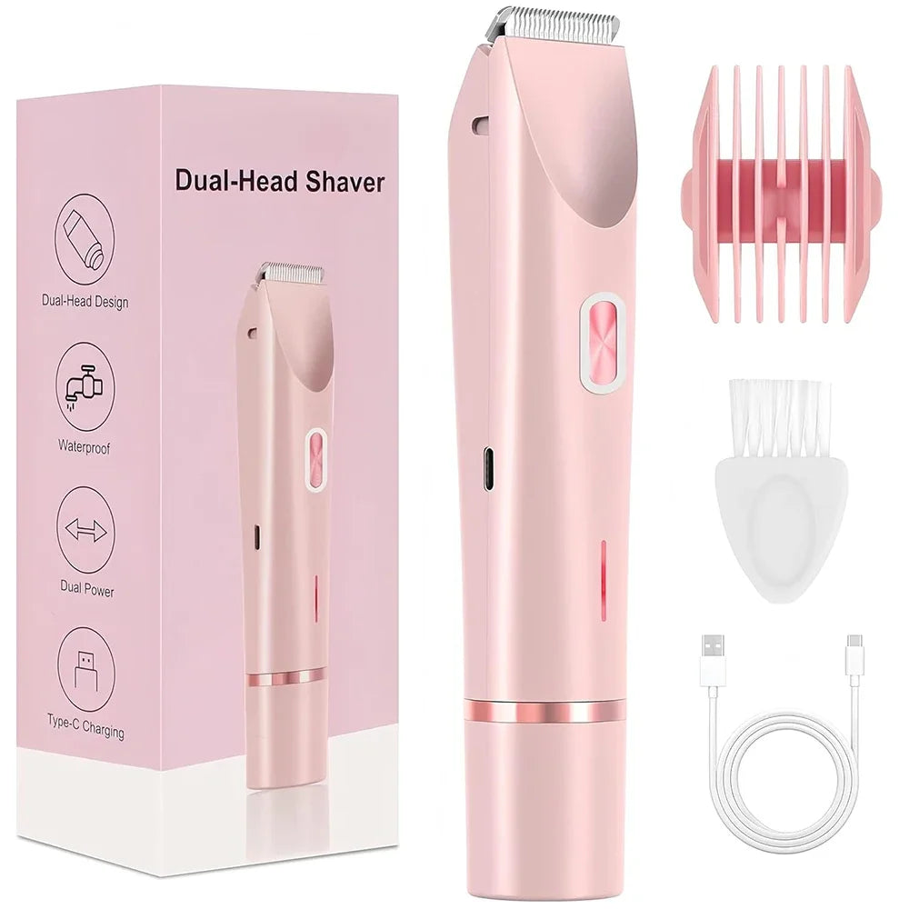 Women's 2-in-1 Trimmer | Waterproof Dual Head