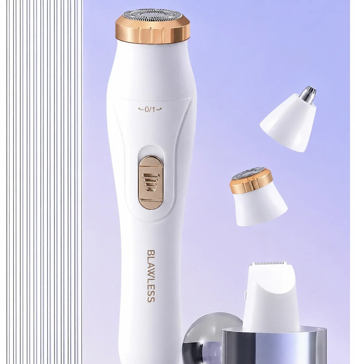 Women's Electric Bikini, Face & Body Shaver | Waterproof | Painless