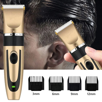 Professional Rechargeable Hair Trimmer for Men | Electric Clipper
