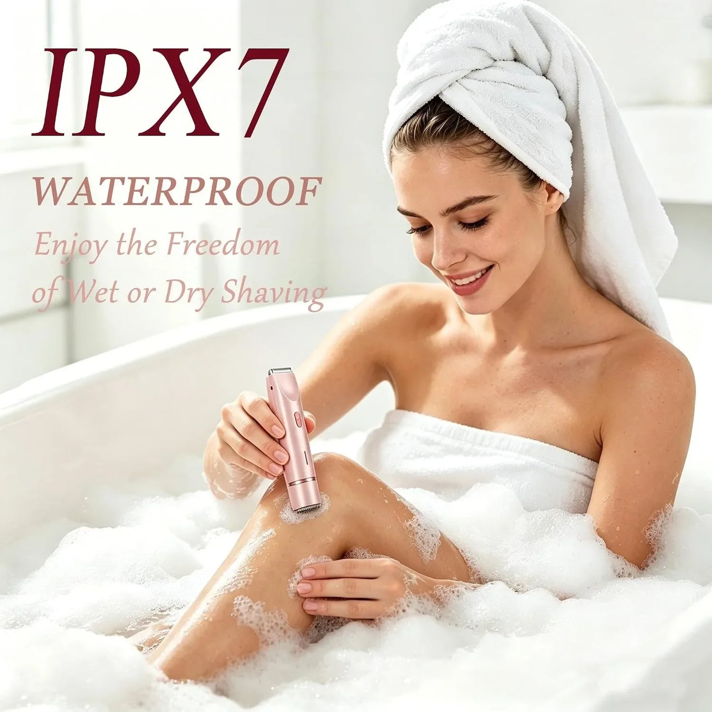 Women's 2-in-1 Trimmer | Waterproof Dual Head