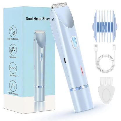 Women's 2-in-1 Trimmer | Waterproof Dual Head